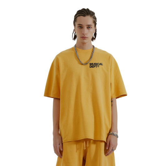 Star Raw T-Shirt (Mustard/Black)
