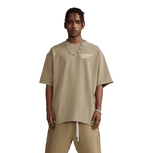 Star Raw T-Shirt (Khaki)