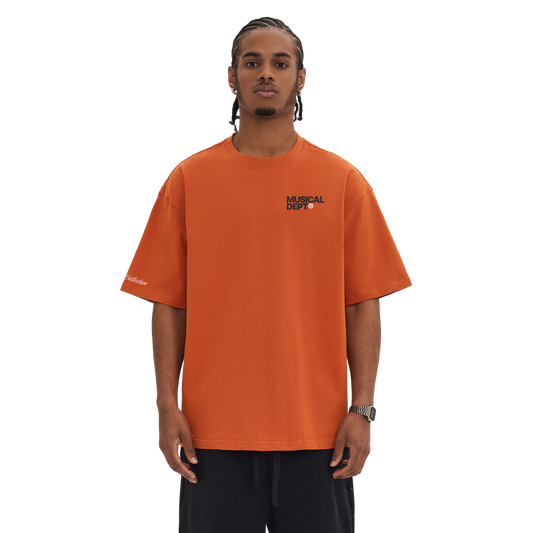 Origins Boxy T-Shirt (Orange/Black)