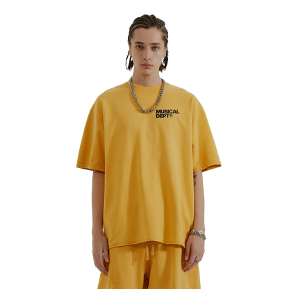 Star Raw T-Shirt (Mustard/Black)