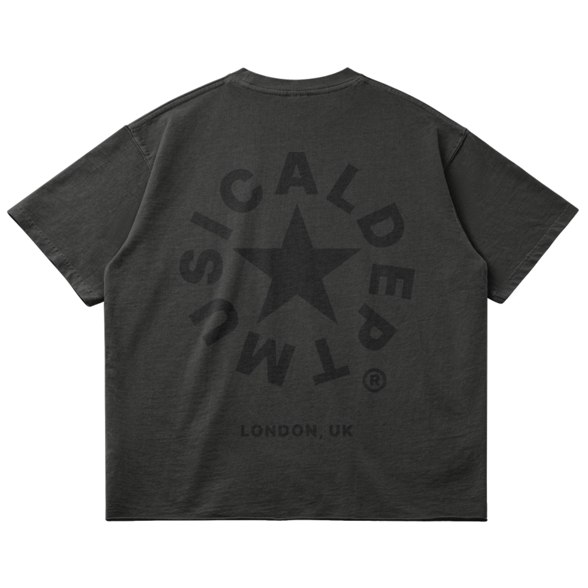 Star Raw T-Shirt (Charcoal/Black)