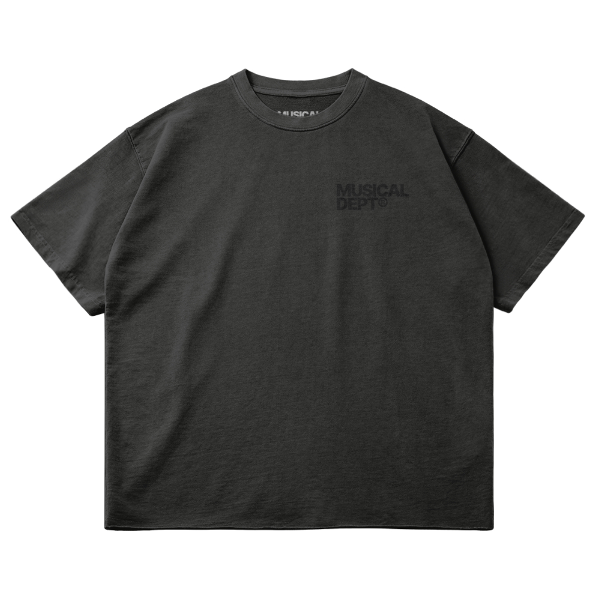 Star Raw T-Shirt (Charcoal/Black)