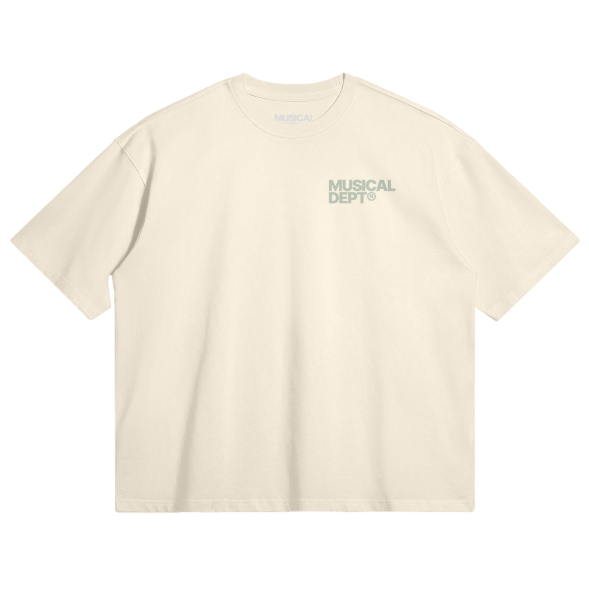 David Boxy T-Shirt (Apricot/Sage)