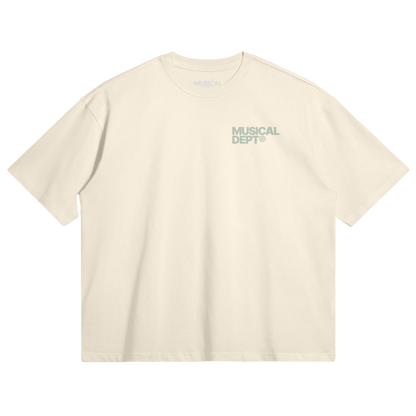 David Boxy T-Shirt (Apricot/Sage)