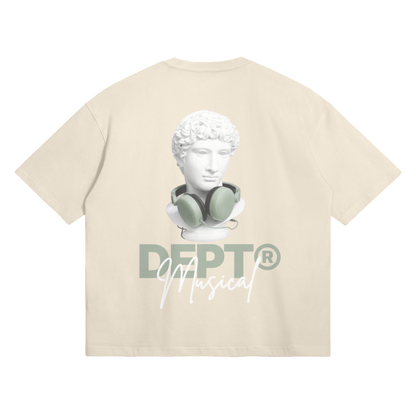 David Boxy T-Shirt (Apricot/Sage)