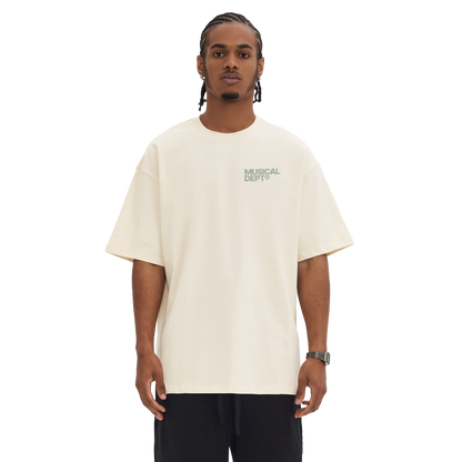 David Boxy T-Shirt (Apricot/Sage)