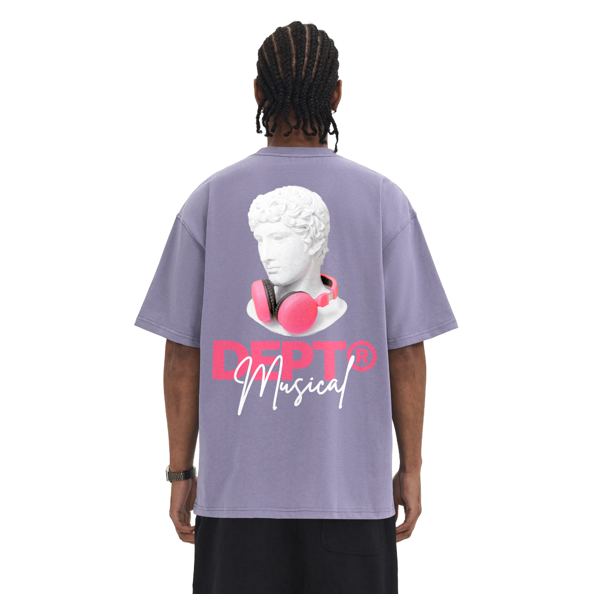 David Boxy T-Shirt (Lilac/Pink)