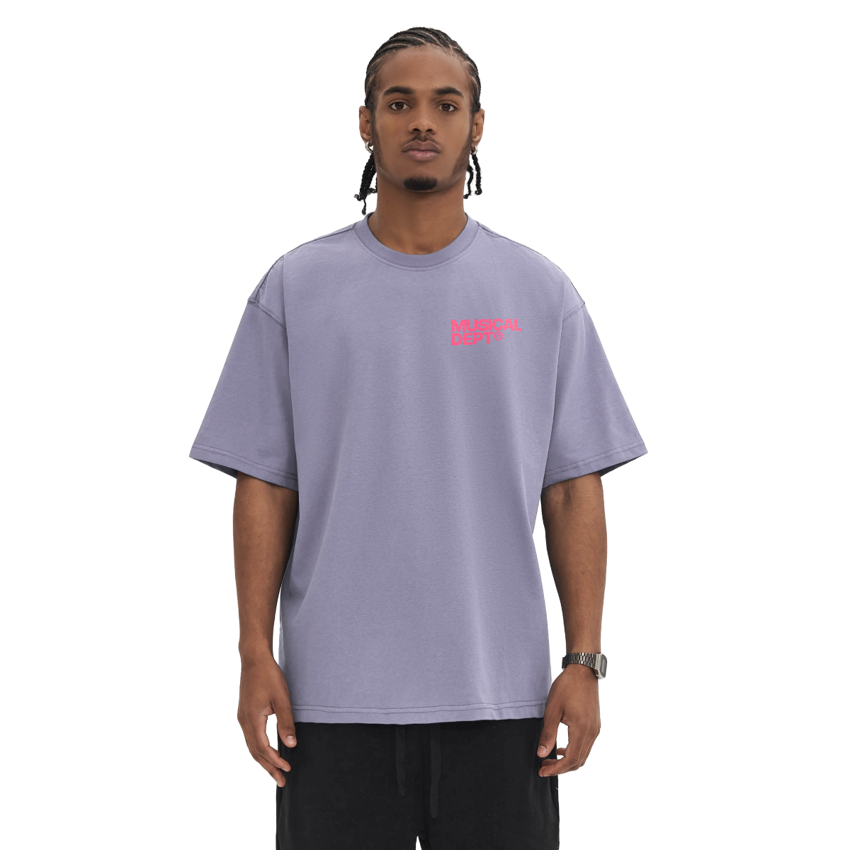 David Boxy T-Shirt (Lilac/Pink)
