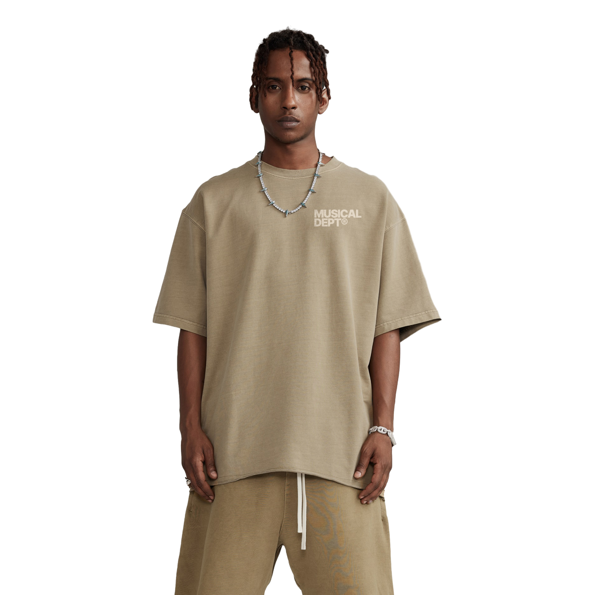 Star Raw T-Shirt (Khaki)