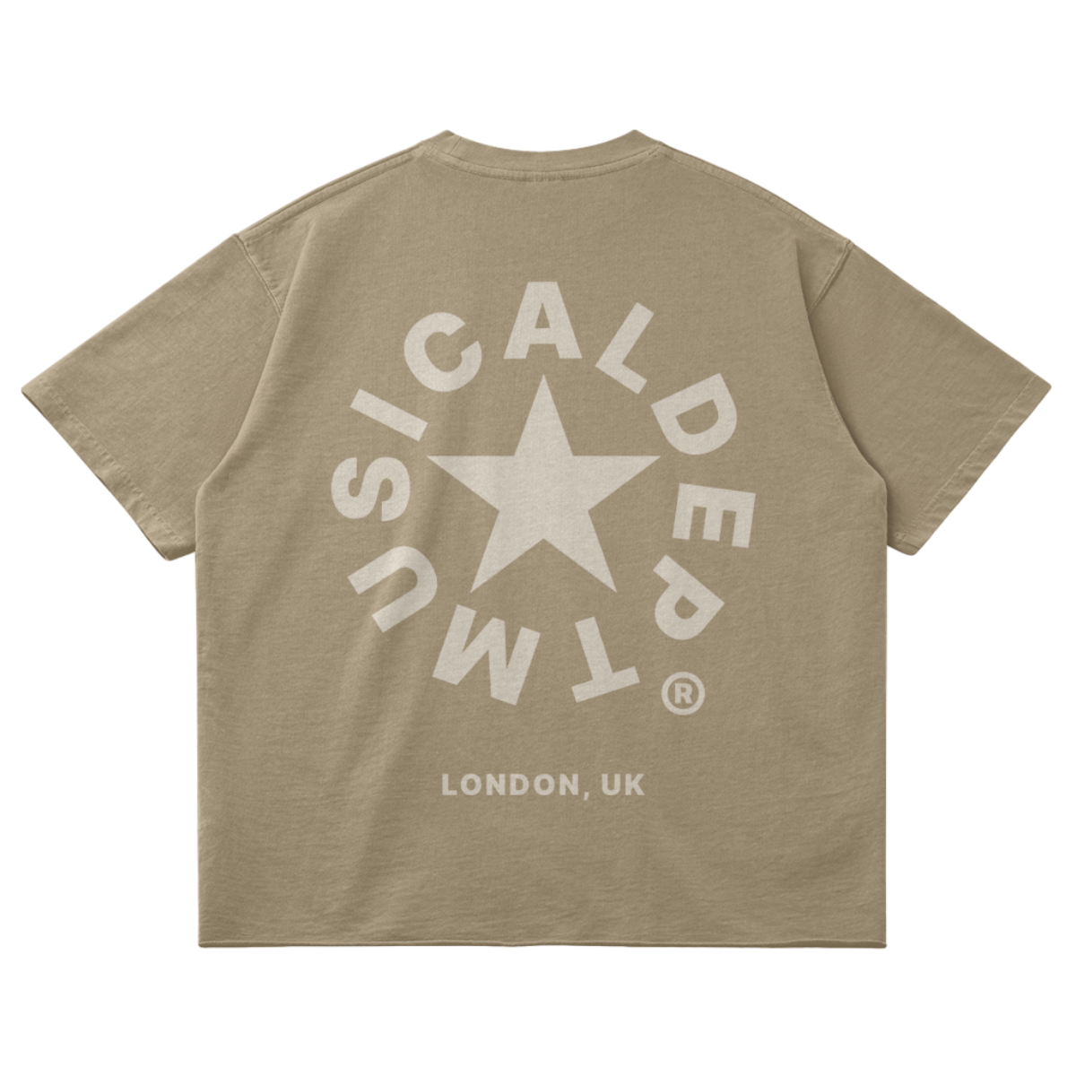 Star Raw T-Shirt (Khaki)