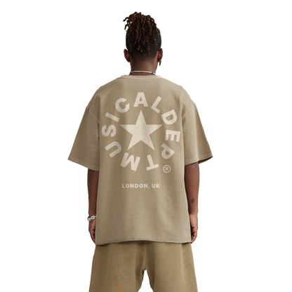 Star Raw T-Shirt (Khaki)
