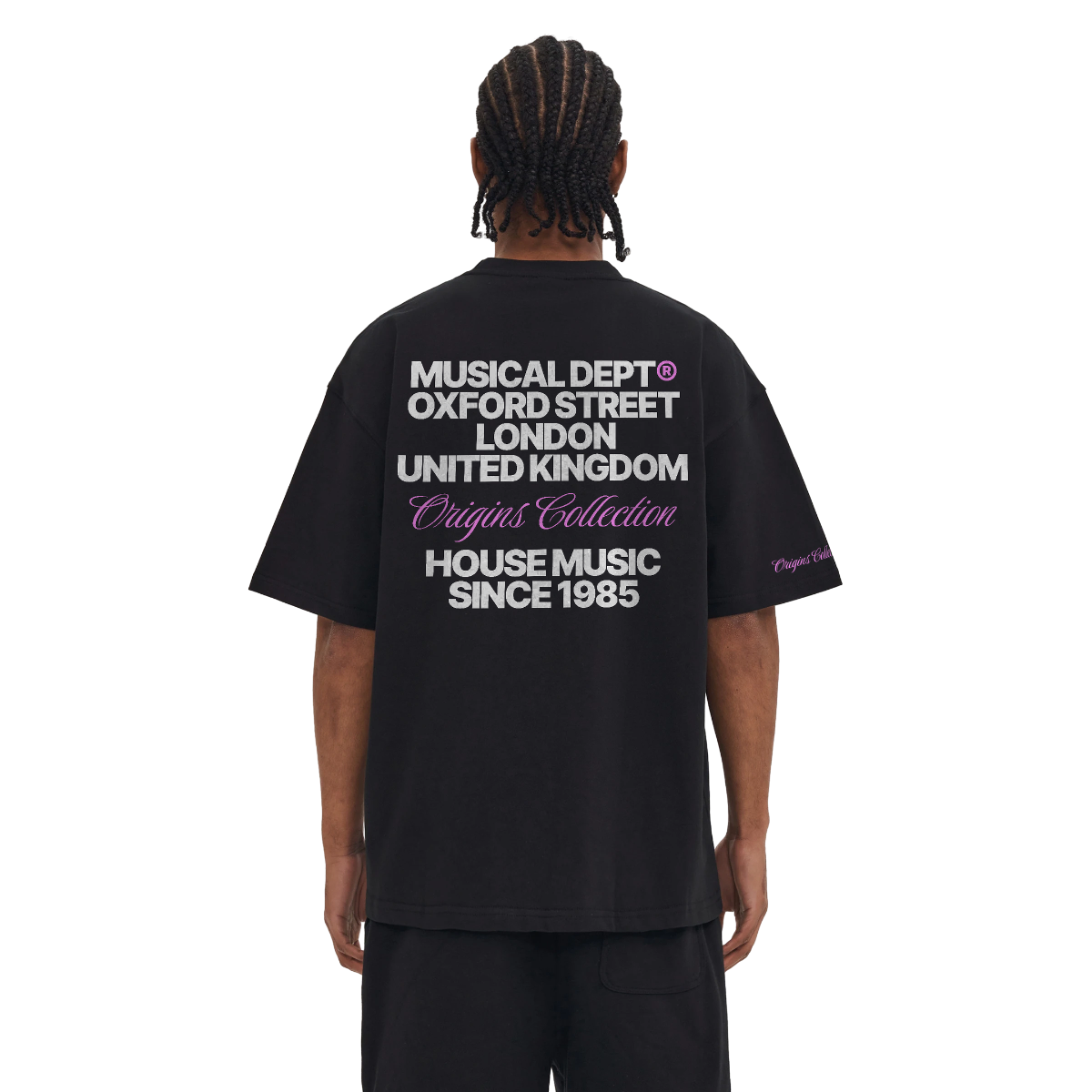 Origins Boxy T-Shirt (Black/Pink)