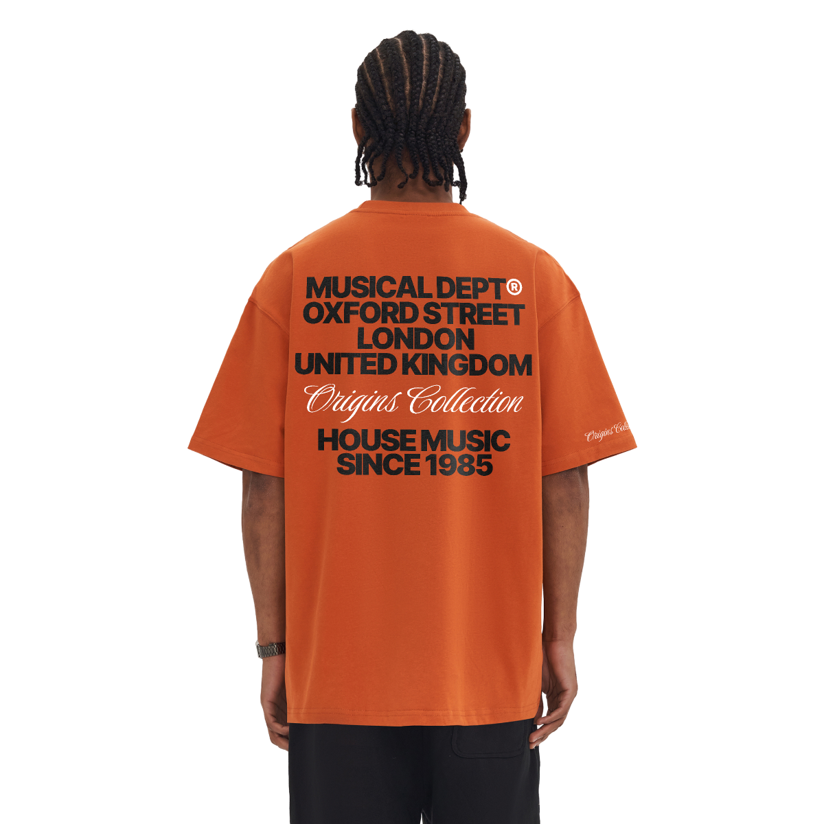 Origins Boxy T-Shirt (Orange/Black)