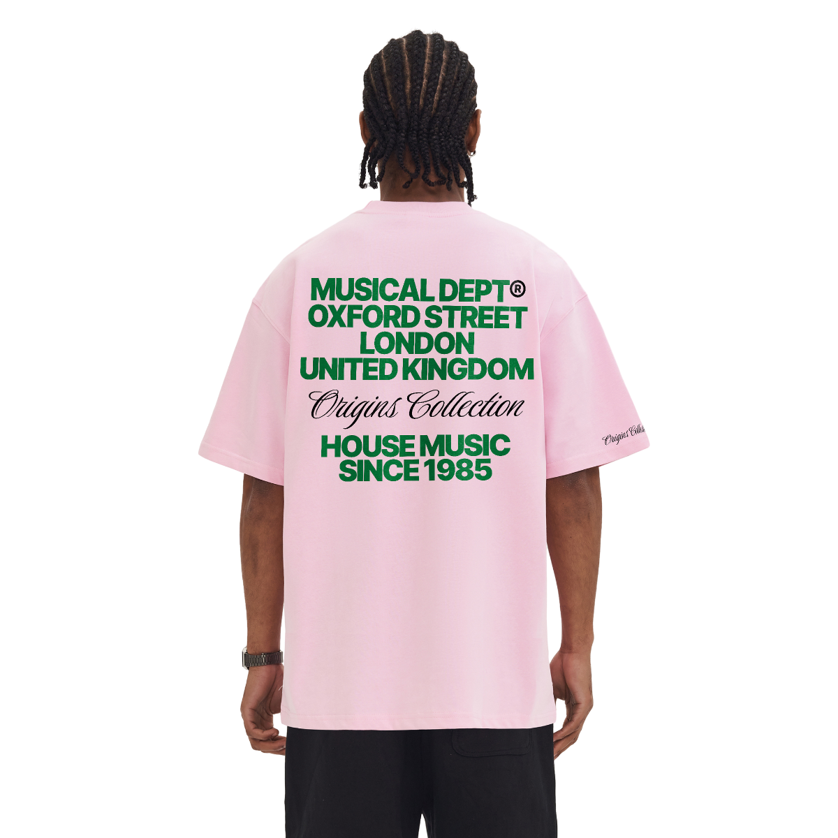Origins Boxy T-Shirt (Pink/Green)