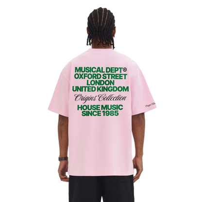 Origins Boxy T-Shirt (Pink/Green)