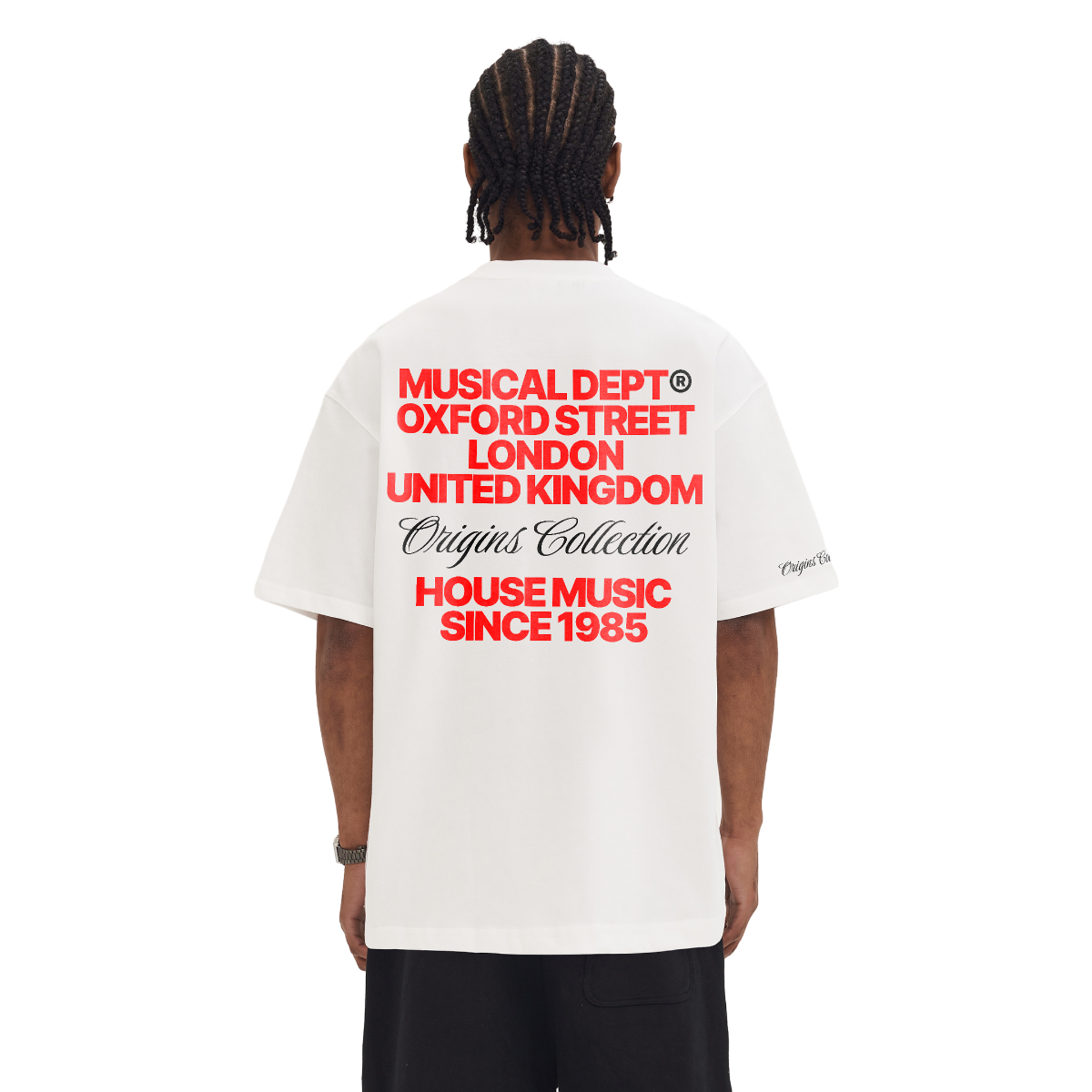 Origins Boxy T-Shirt (White/Red)