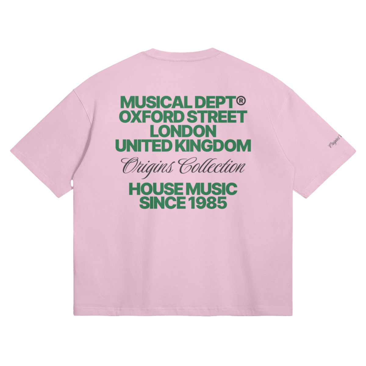 Origins Boxy T-Shirt (Pink/Green)