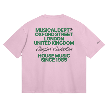Origins Boxy T-Shirt (Pink/Green)