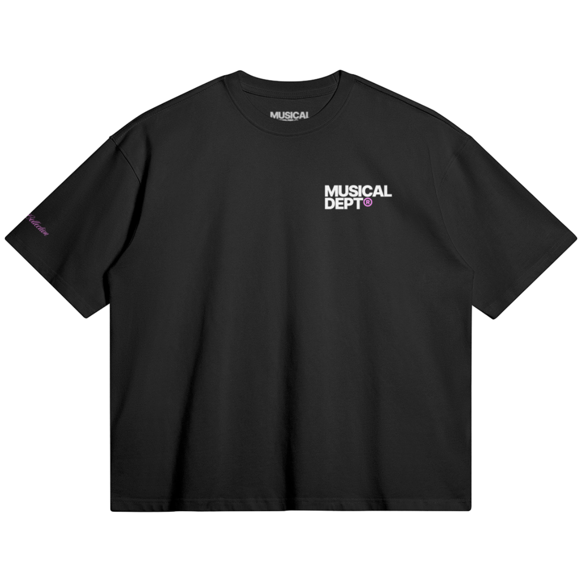 Origins Boxy T-Shirt (Black/Pink)