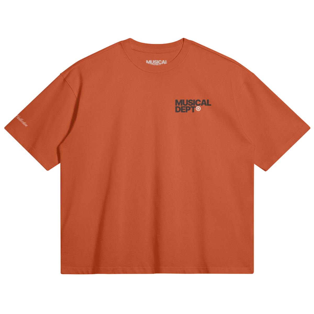 Origins Boxy T-Shirt (Orange/Black)