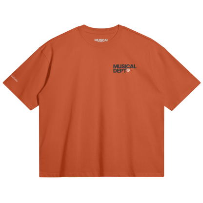 Origins Boxy T-Shirt (Orange/Black)
