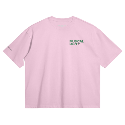 Origins Boxy T-Shirt (Pink/Green)