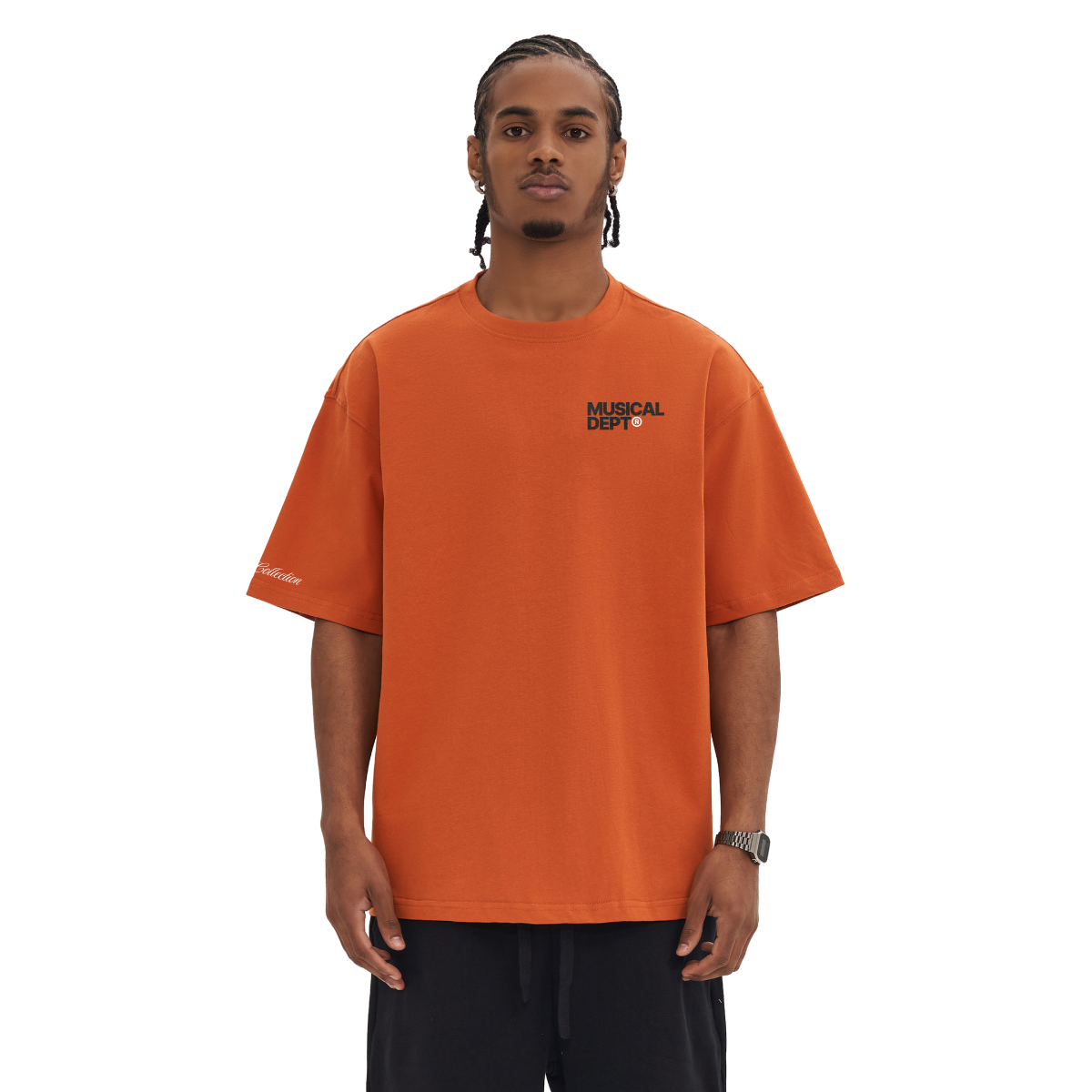 Origins Boxy T-Shirt (Orange/Black)