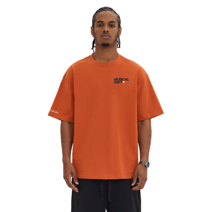 Origins Boxy T-Shirt (Orange/Black)