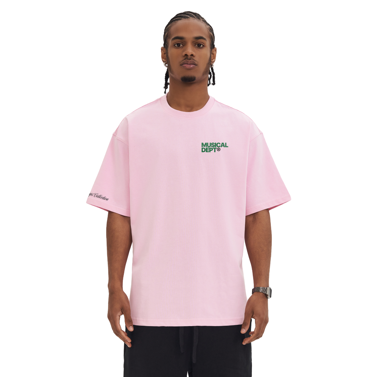 Origins Boxy T-Shirt (Pink/Green)