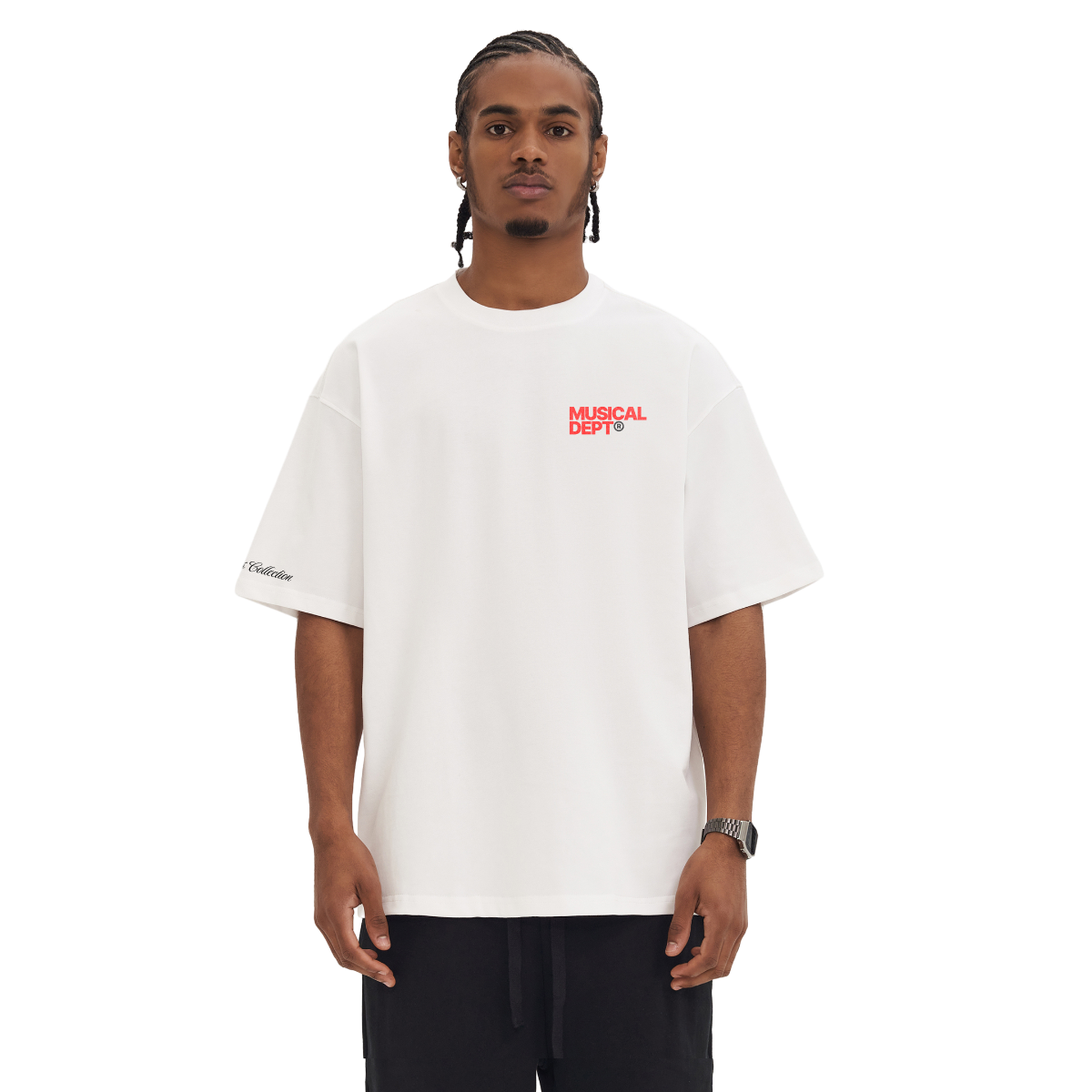 Origins Boxy T-Shirt (White/Red)