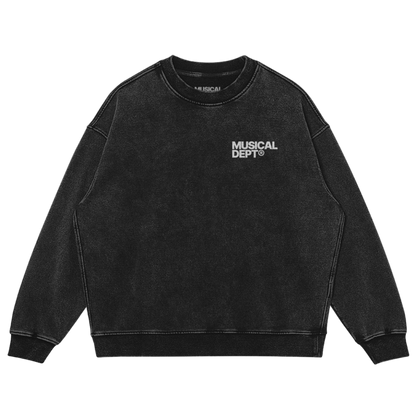 Star Vintage Sweater (Faded Black/Camo)