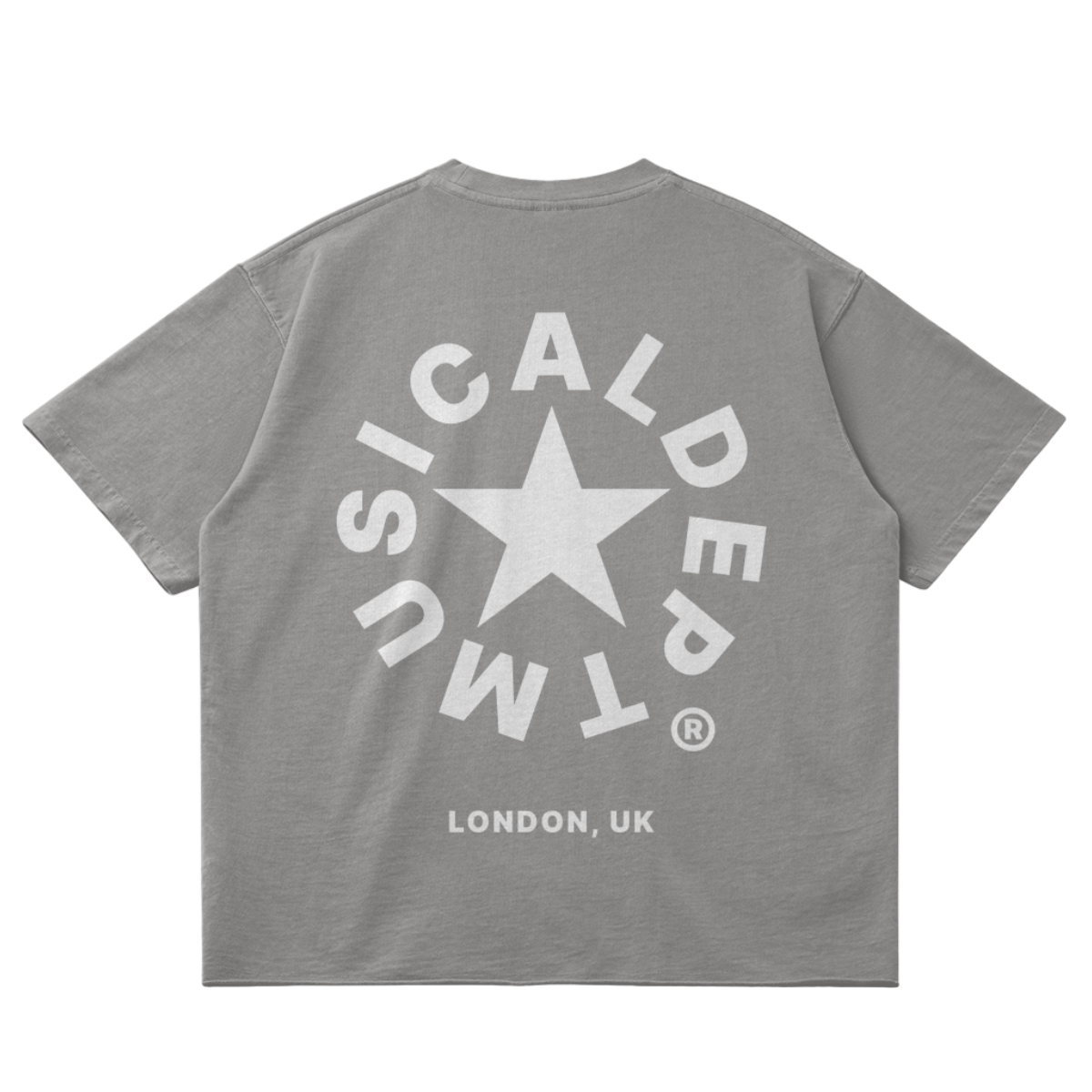 Star Raw T-Shirt (Grey/White)