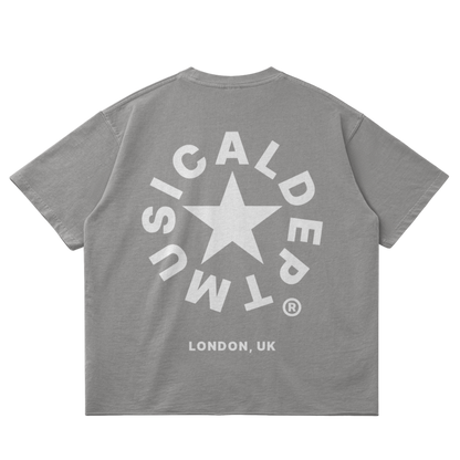 Star Raw T-Shirt (Grey/White)