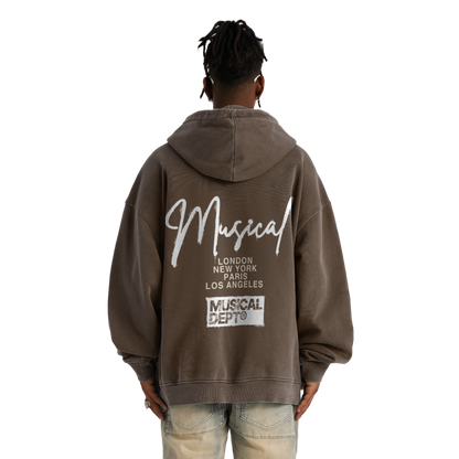 World Tour Hoodie (Vintage Brown)