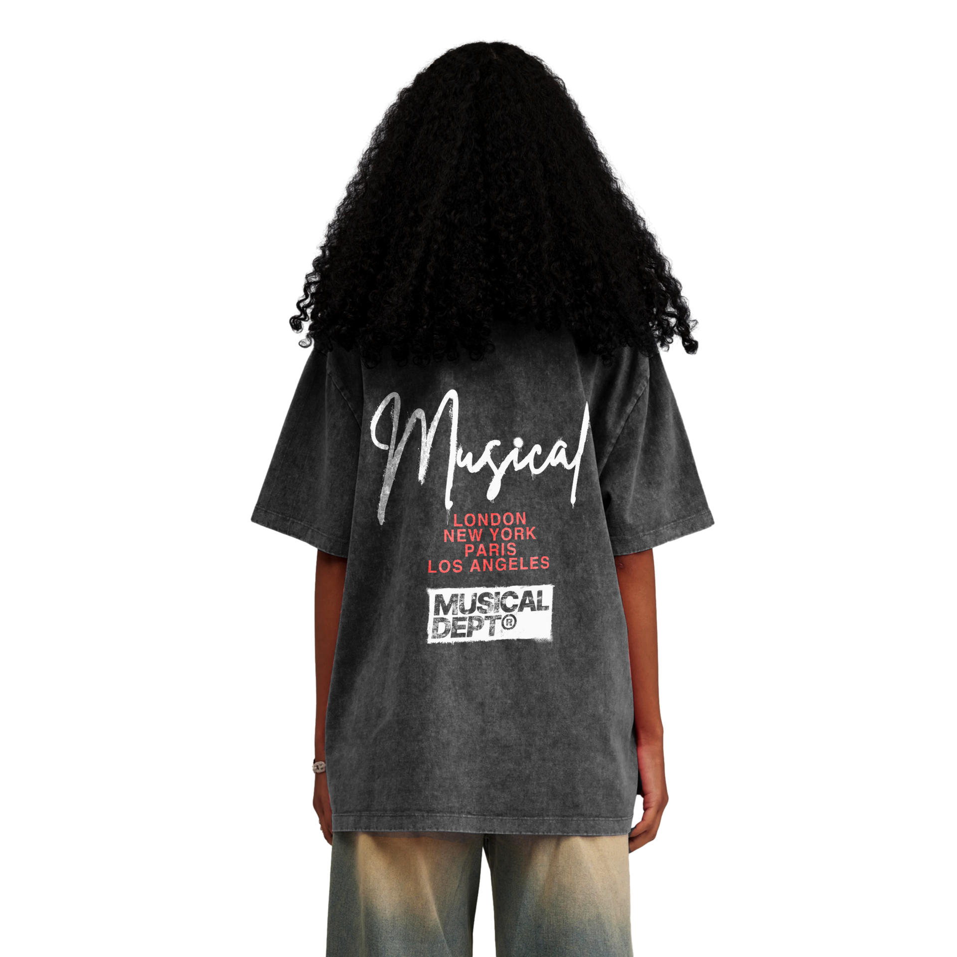 World Tour T-Shirt (Vintage Gray) – Musical Dept